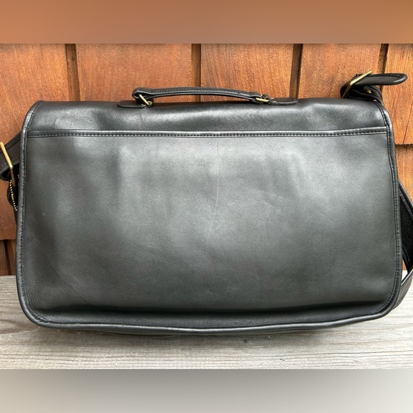 Like new, 70s Vintage Coach carrier musette unisex messenger Briefcase work bag - Picture 9 of 17